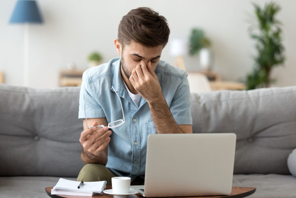 protect your eyes while working from home