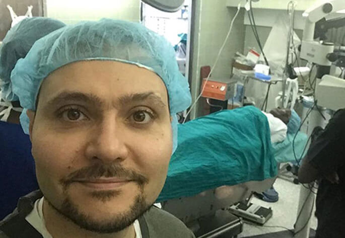 laser eye operation